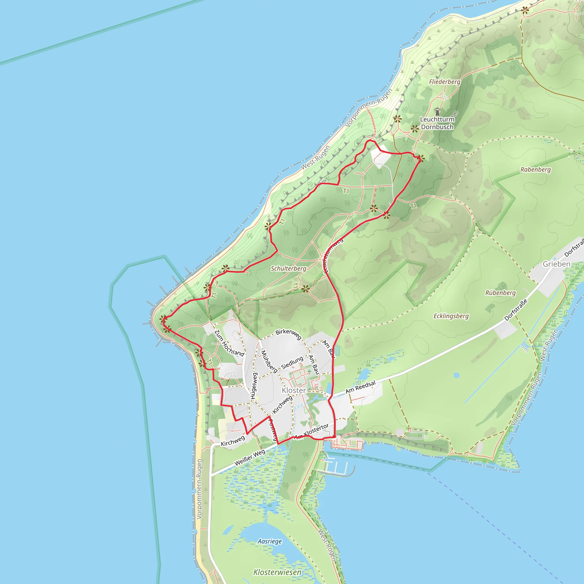 Dorfteich and Bakenberg Loop mobile static map