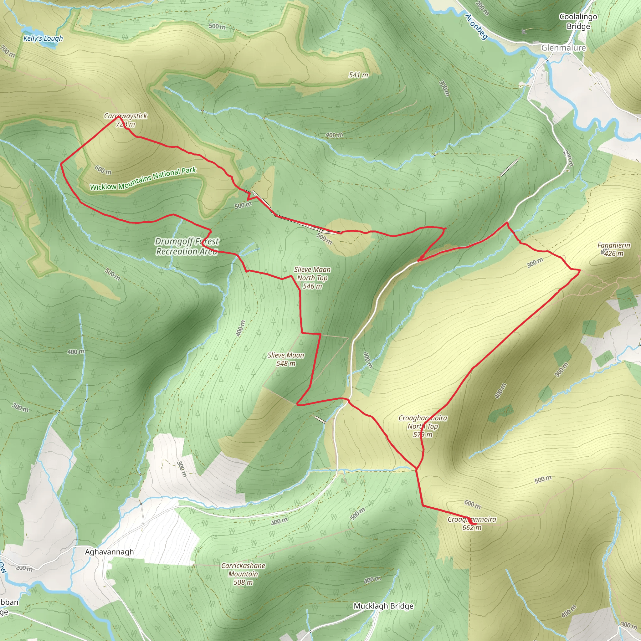 From Drumgoff Bridge mobile static map