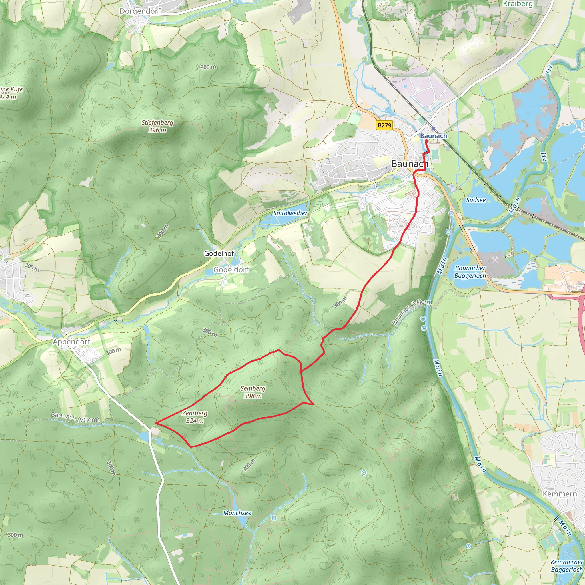 Baunach Sembergrunde mobile static map