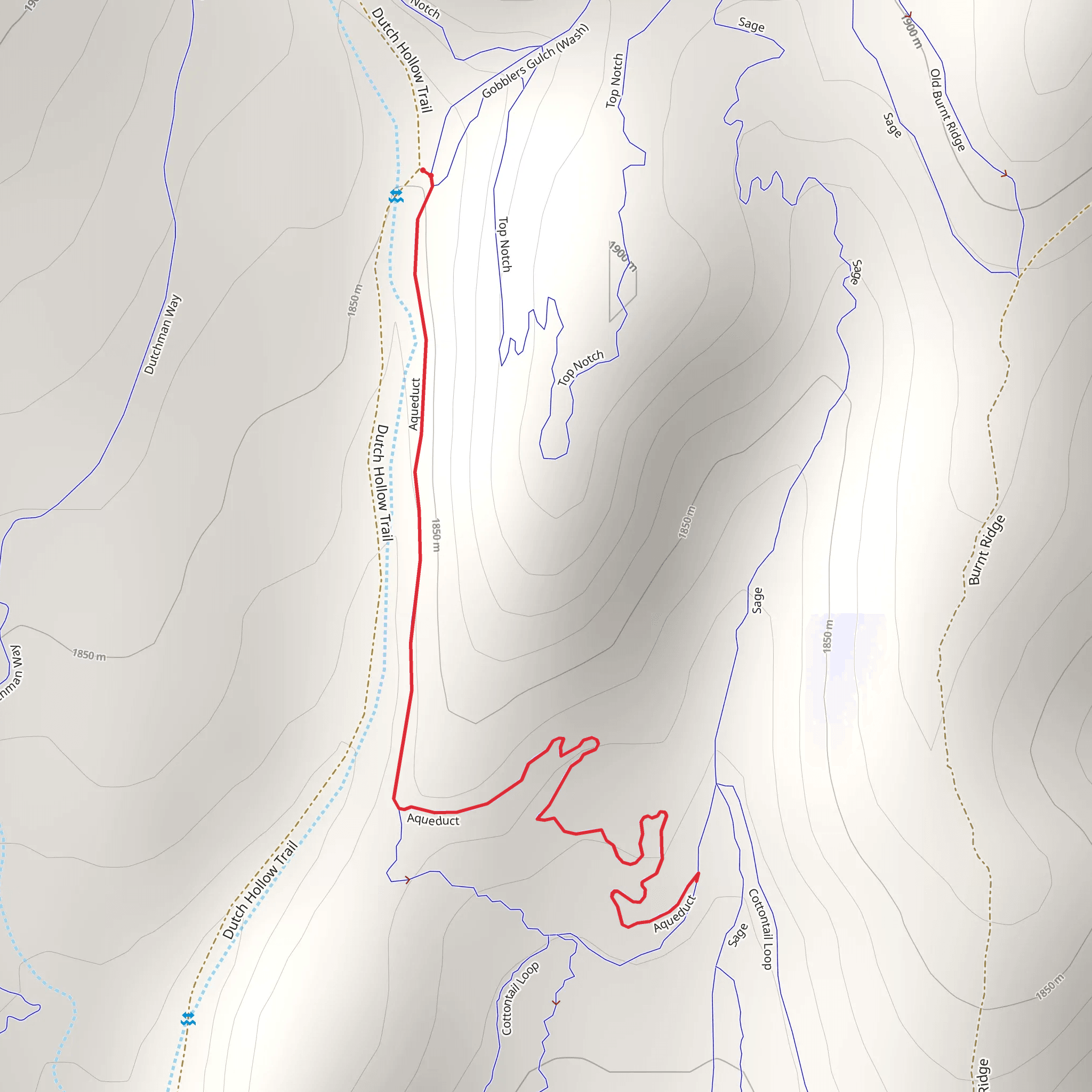 Aqueduct Walk mobile static map