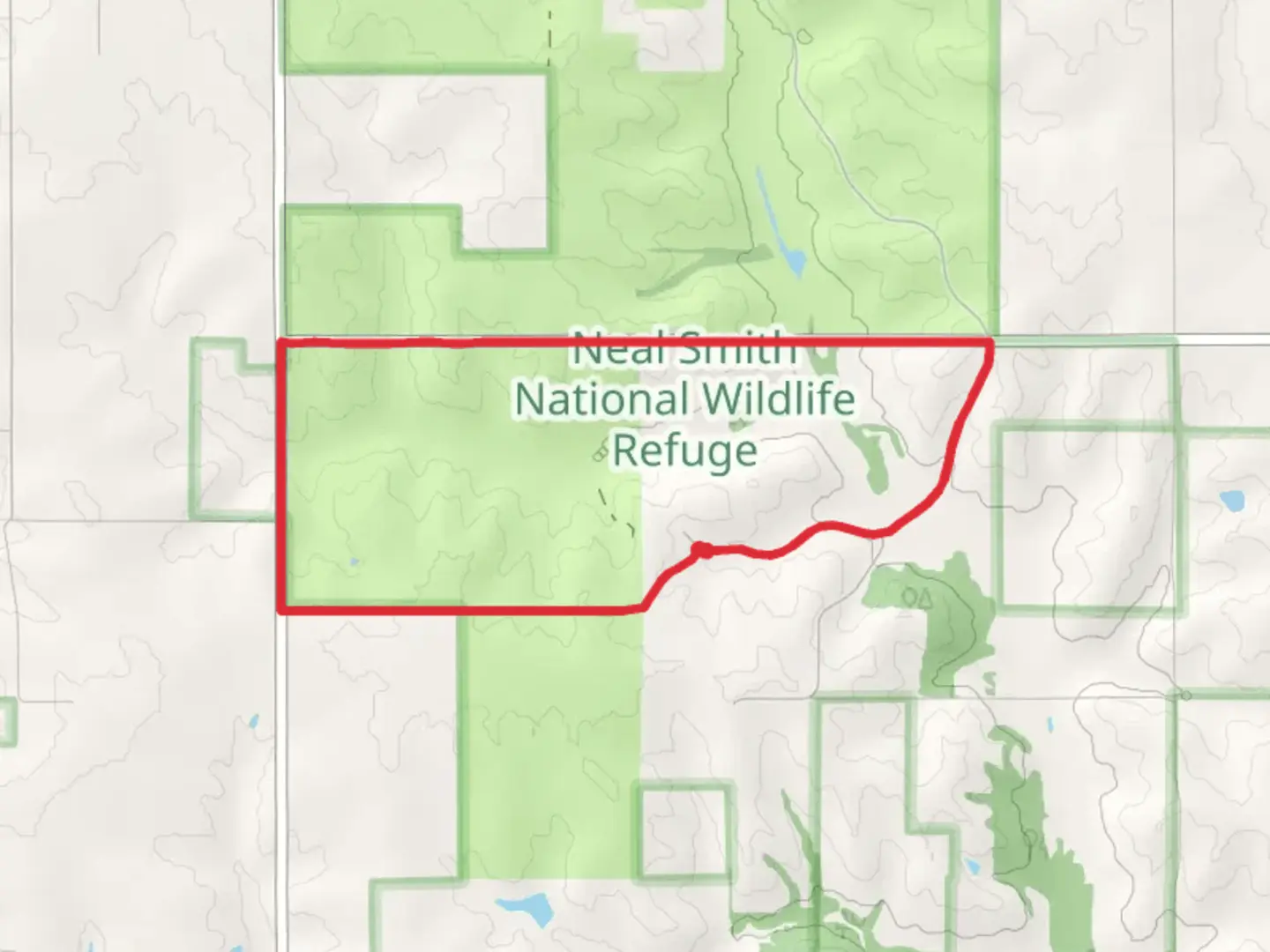 An image depicting the trail Walnut Creek Loop and its surrounding area.