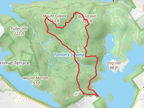 Burrill Hill and Undercliff Path Loop