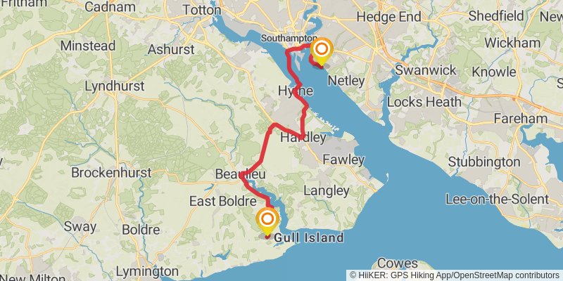 Plymouth to Dover Walk stage 23 Map