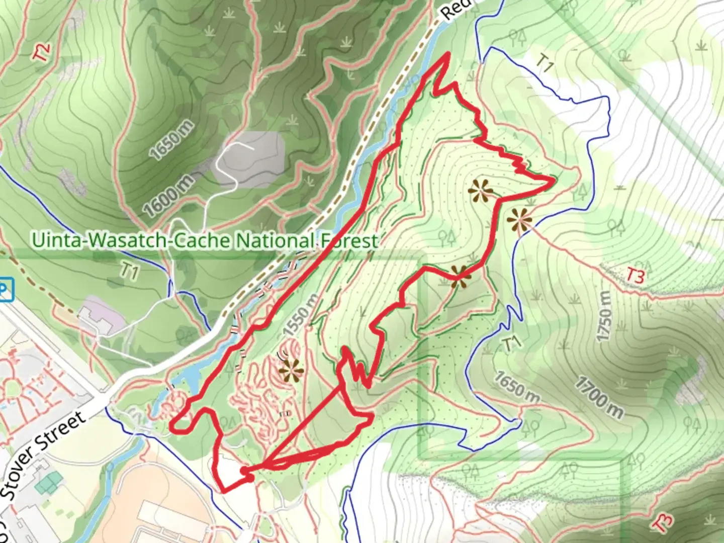 An image depicting the trail Benett Vista Trail and Floral Walk and its surrounding area.