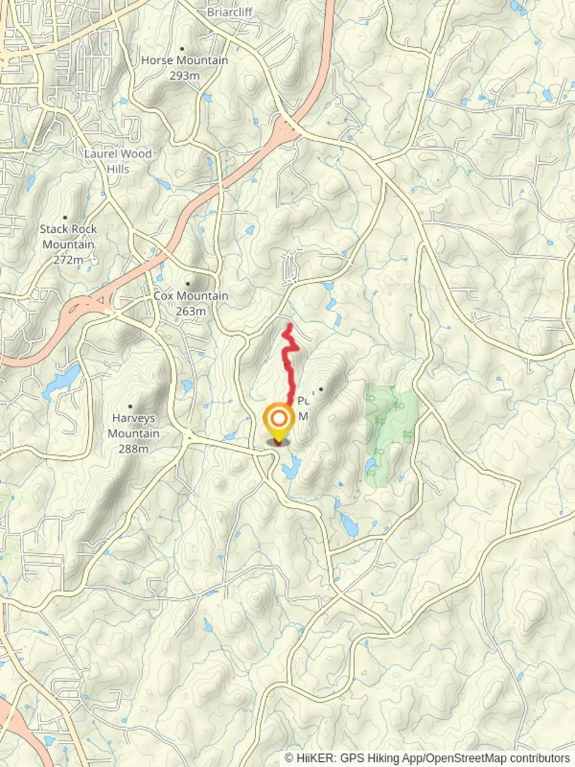 An image depicting the trail Middle Mountain Trail and its surrounding area.