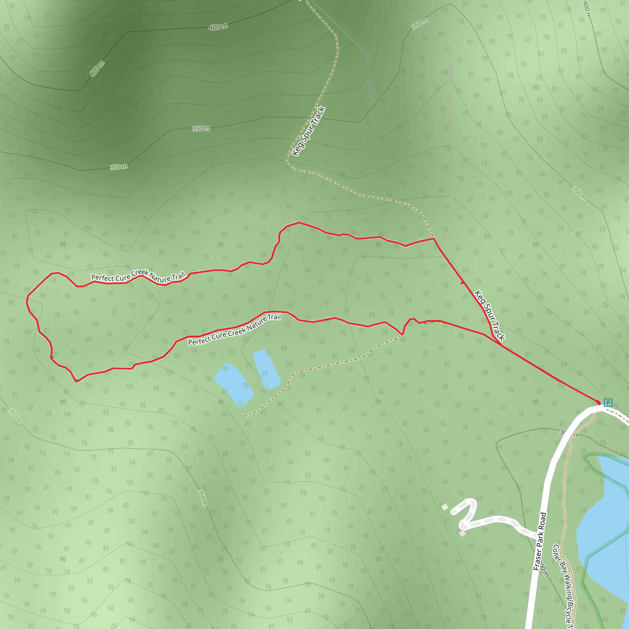 Perfect Cure Creek Nature Trail mobile static map