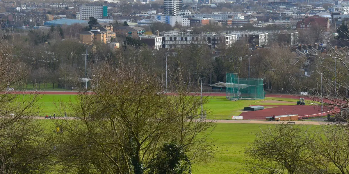 Parliament Hill and the ponds of Hampstead Heath