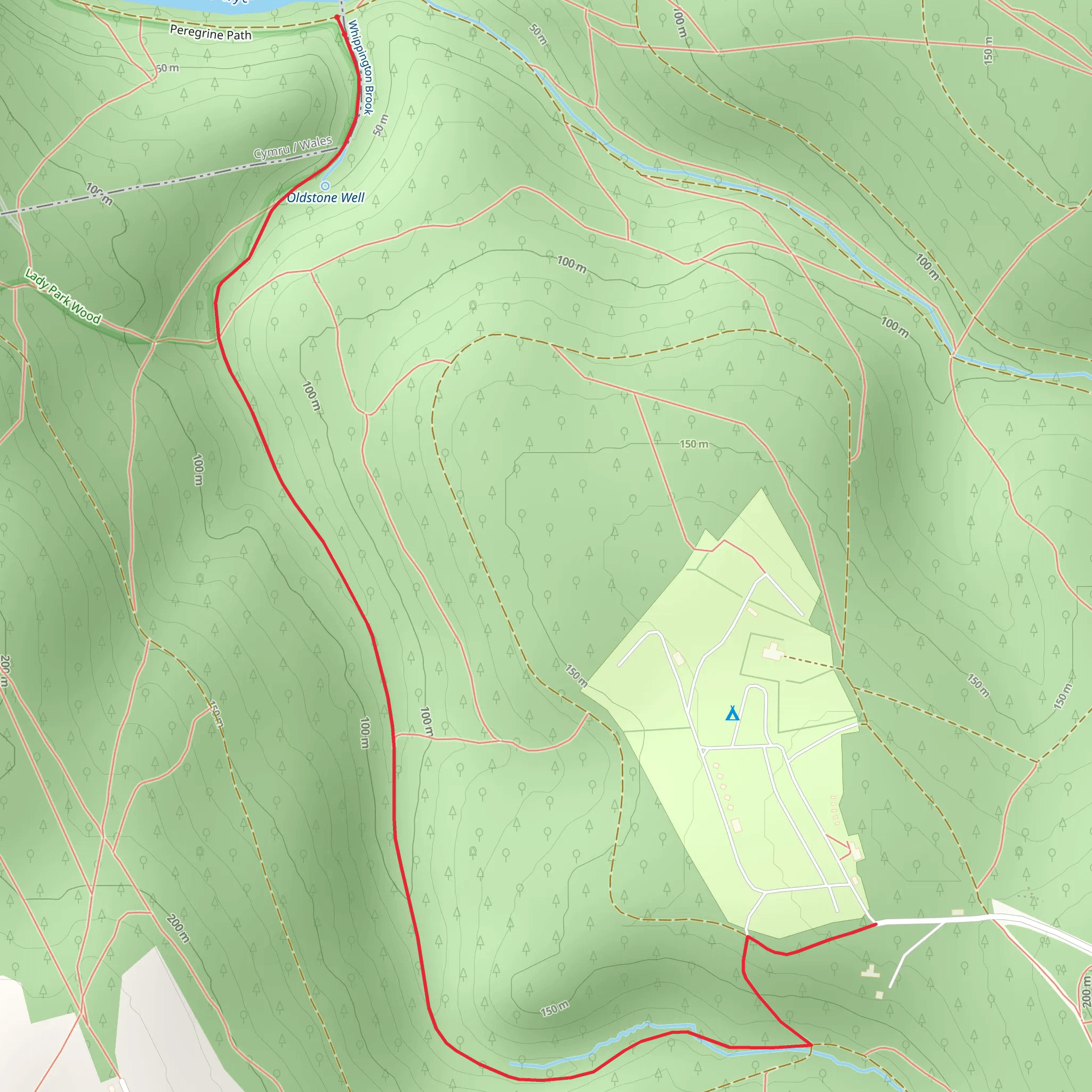 Highmeadow Woods Walk mobile static map