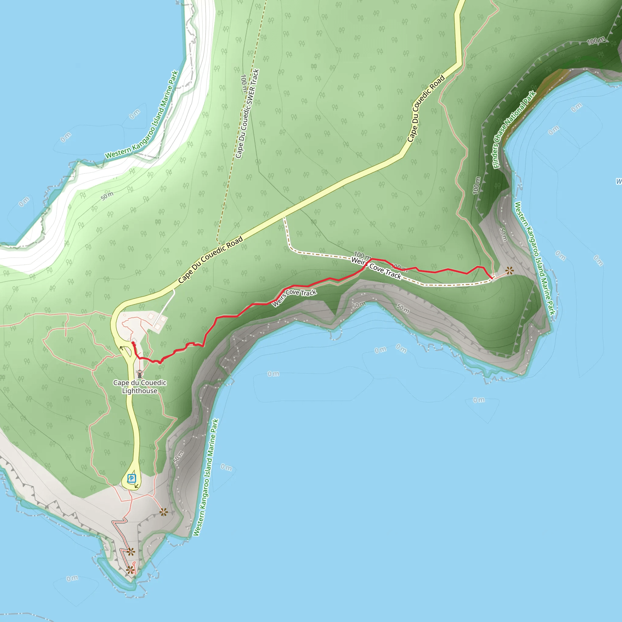 Weirs Cove Walk mobile static map