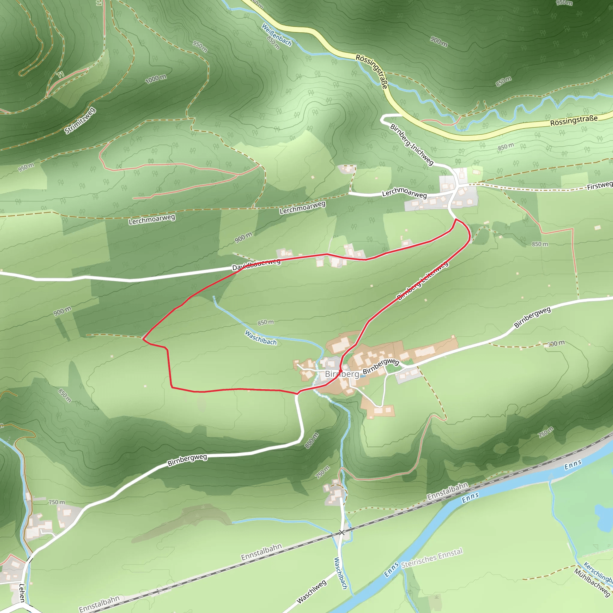 Birnberg Loop mobile static map