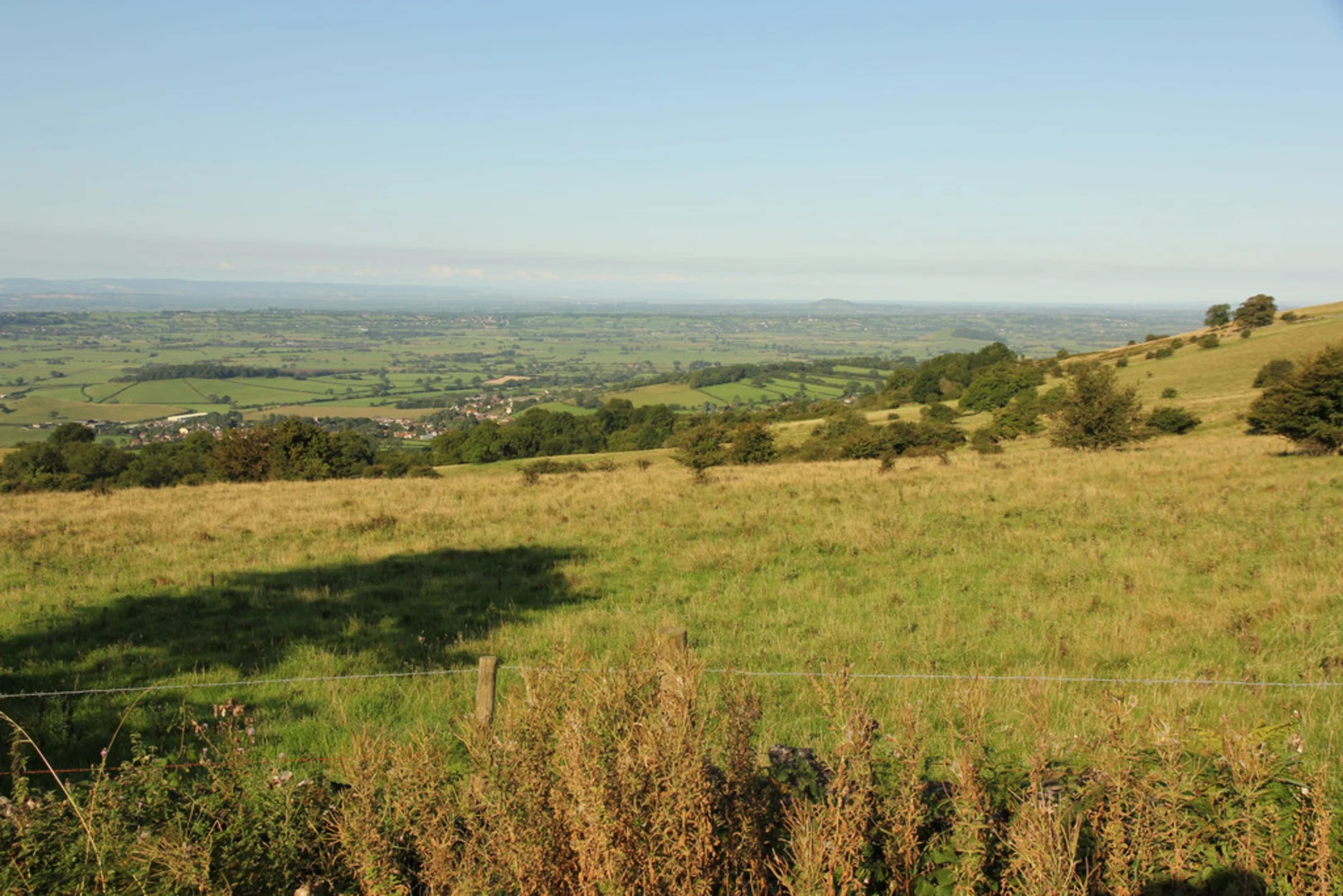 An image depicting the trail Priddy Circular Walk and its surrounding area.
