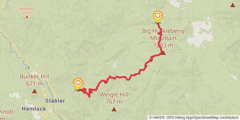 Ultra Pedestrian North Loop stage 162 Map