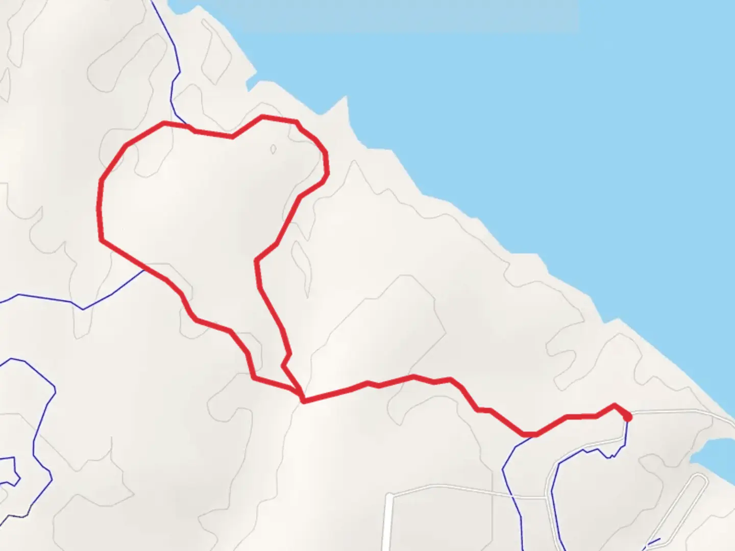 An image depicting the trail Cane Creek Lake and Delta View Loop Trail and its surrounding area.