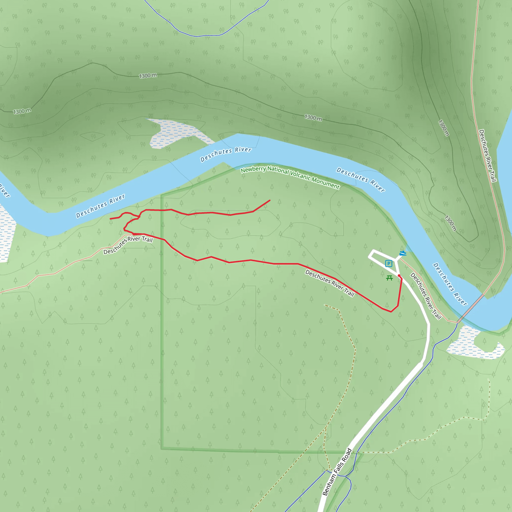 Old Mill Trail mobile static map