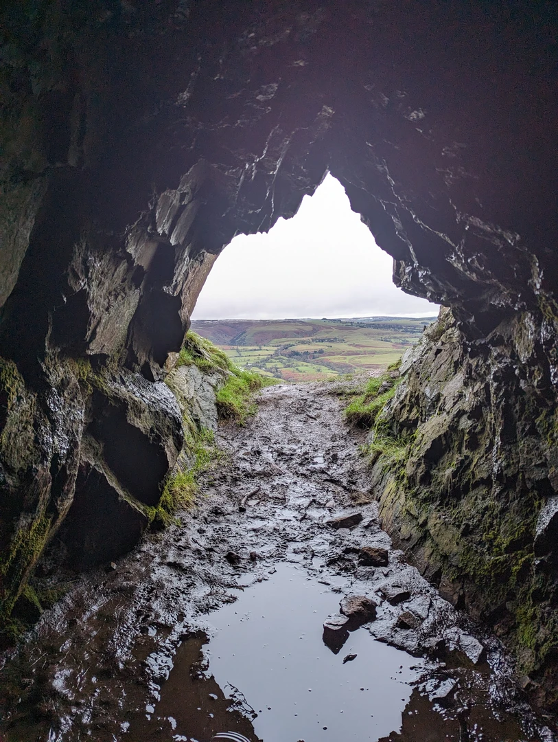 An image depicting the trail Baby Dragons Back taking in Hope Bowdler, Caer Caradoc and The Lawley and its surrounding area.