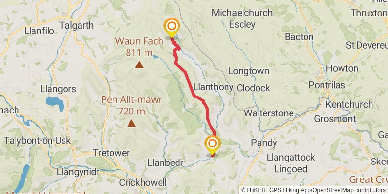 Cambrian Way stage 5 Map
