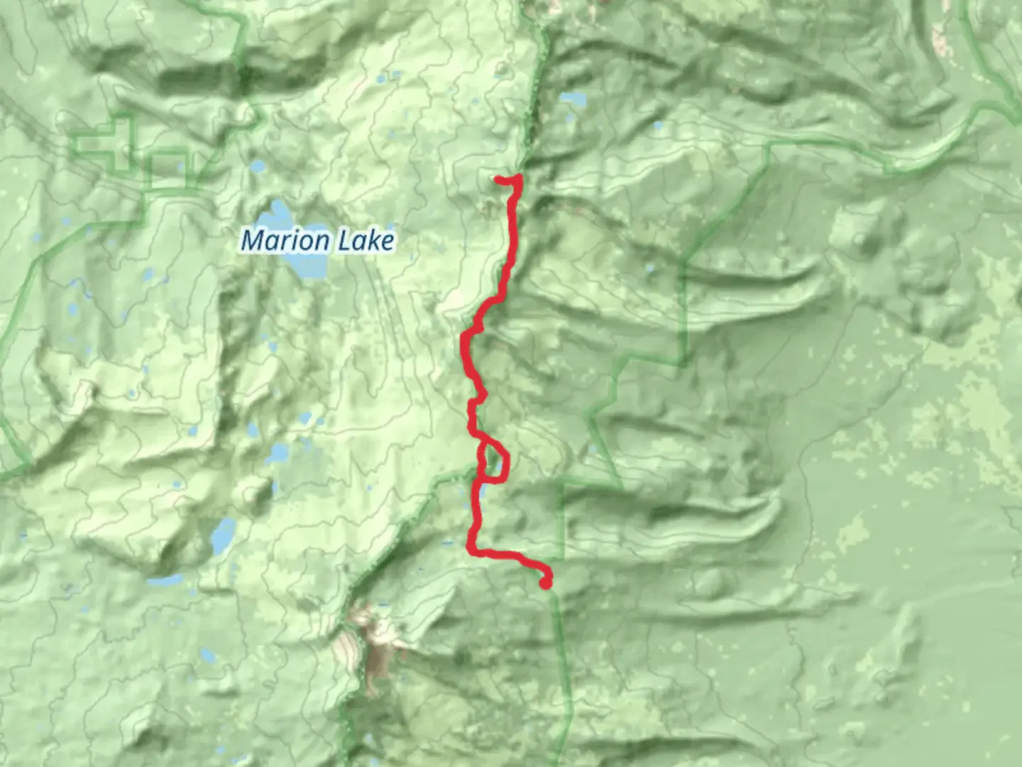 An image depicting the trail Wasco Lake, Minto Lake, Rockpile Mountain and South Clinder Peak via PCT and its surrounding area.