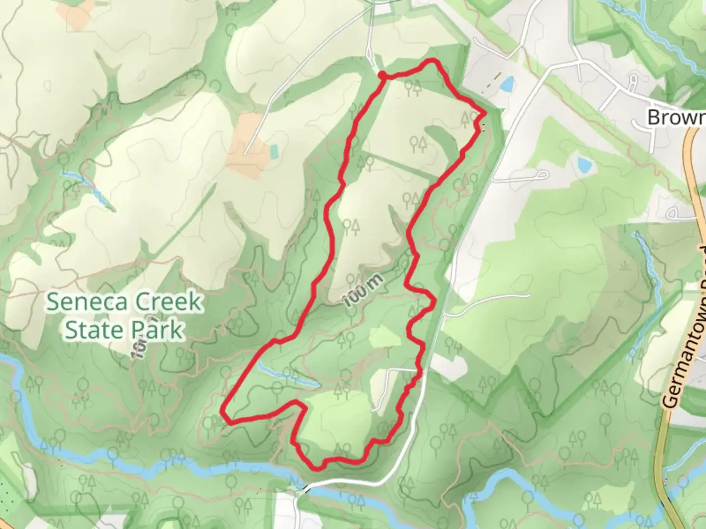 An image depicting the trail White and Old White Loop Trail and its surrounding area.