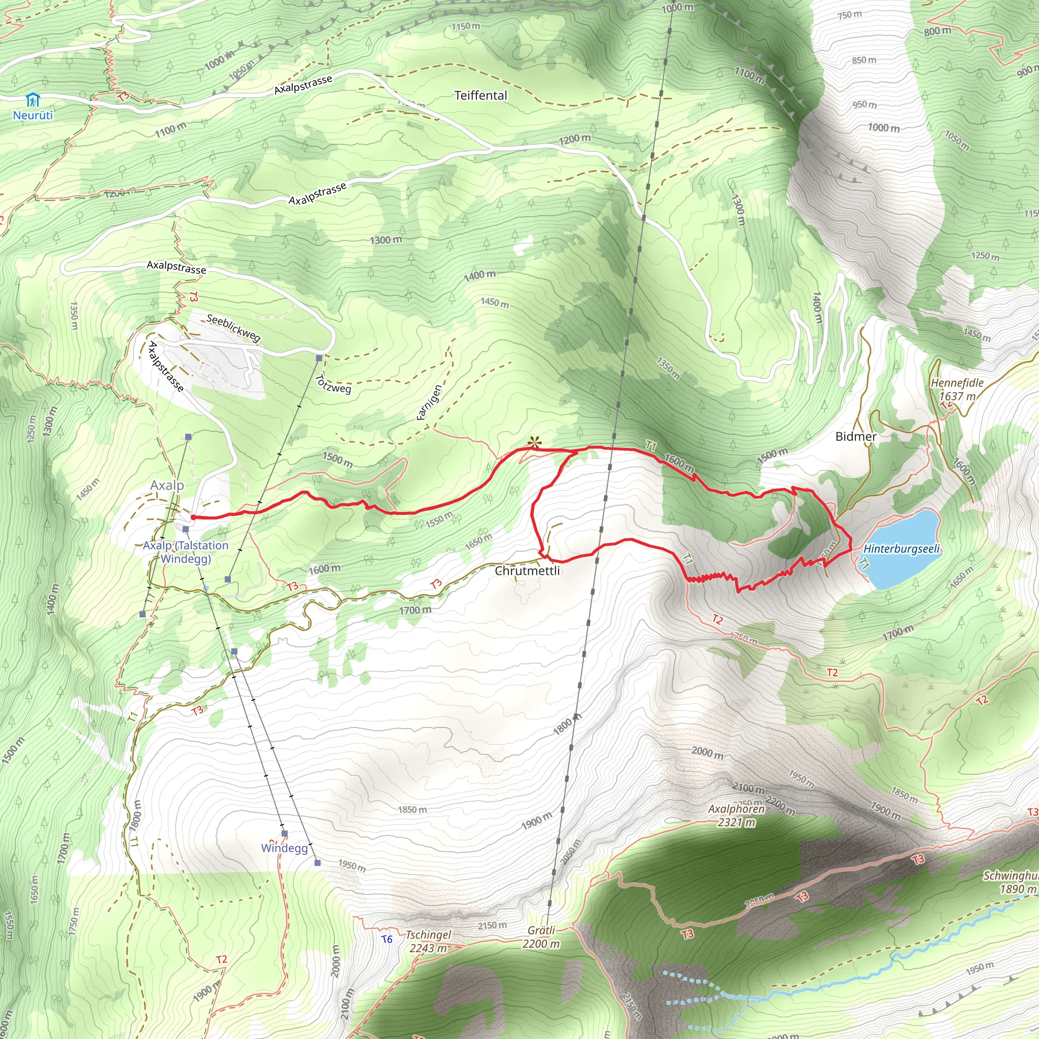 Axalp-Schnitzlerweg mobile static map
