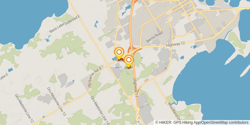 Ganaraska Trail alt 3 Map