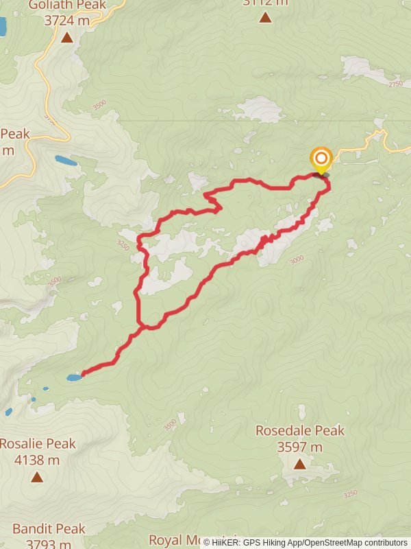 Beaver Meadows and Beartrack Lakes Loop