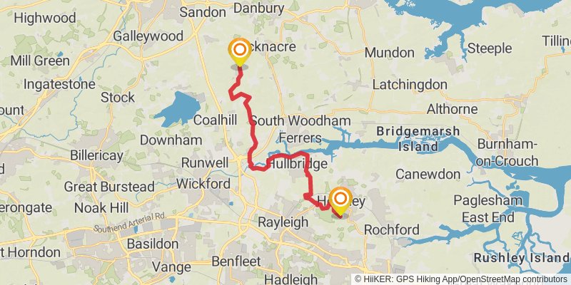Saffron Trail stage 2 Map