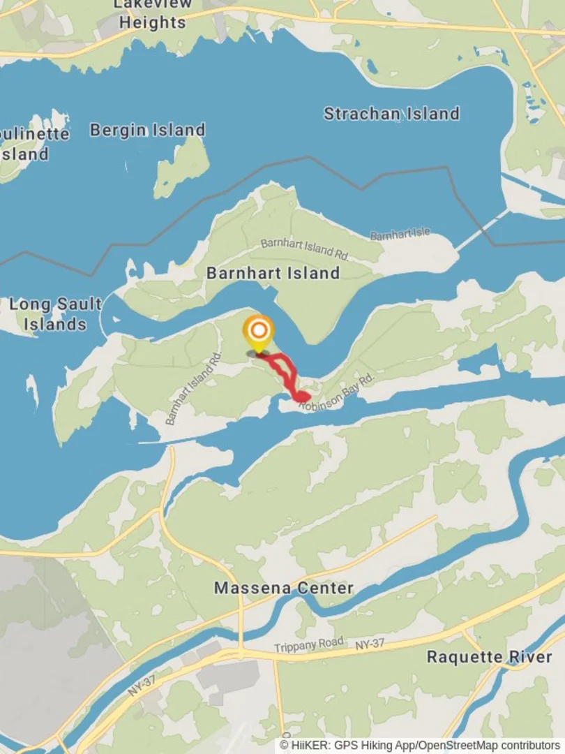 An image depicting the trail Wiley-Dondero Canal Loop and its surrounding area.