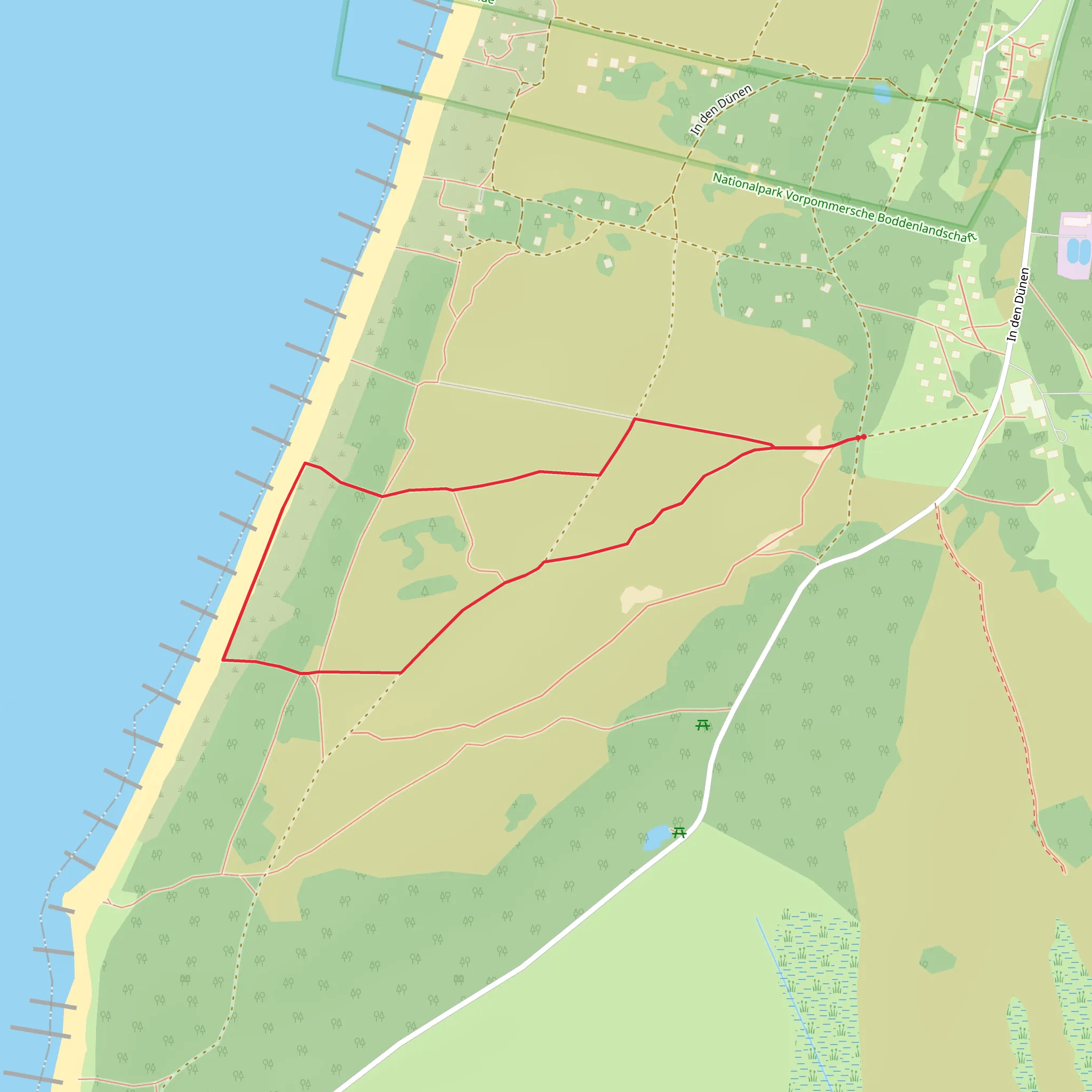 Hassenort Loop mobile static map