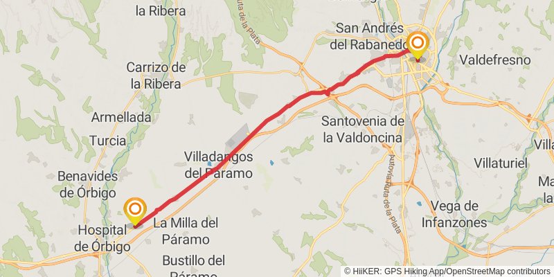Camino Catalan stage 37 Map