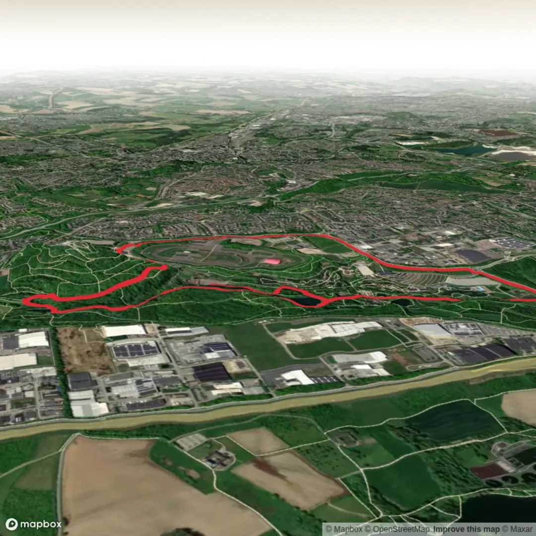 An image depicting the trail Strijthagerbeek via Gravenrode Route and its surrounding area.
