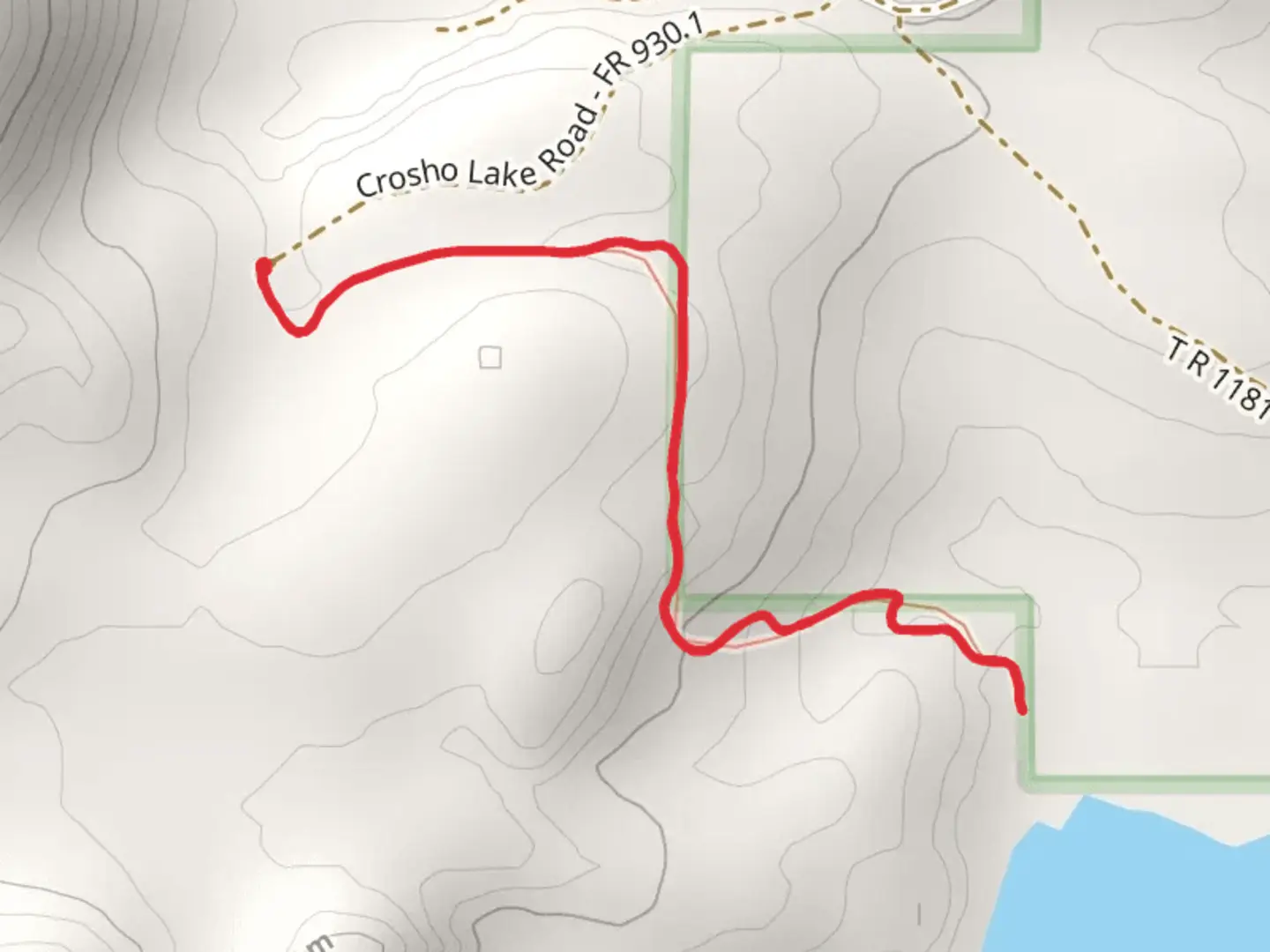 An image depicting the trail Allen Basin Reservoir Trail and its surrounding area.