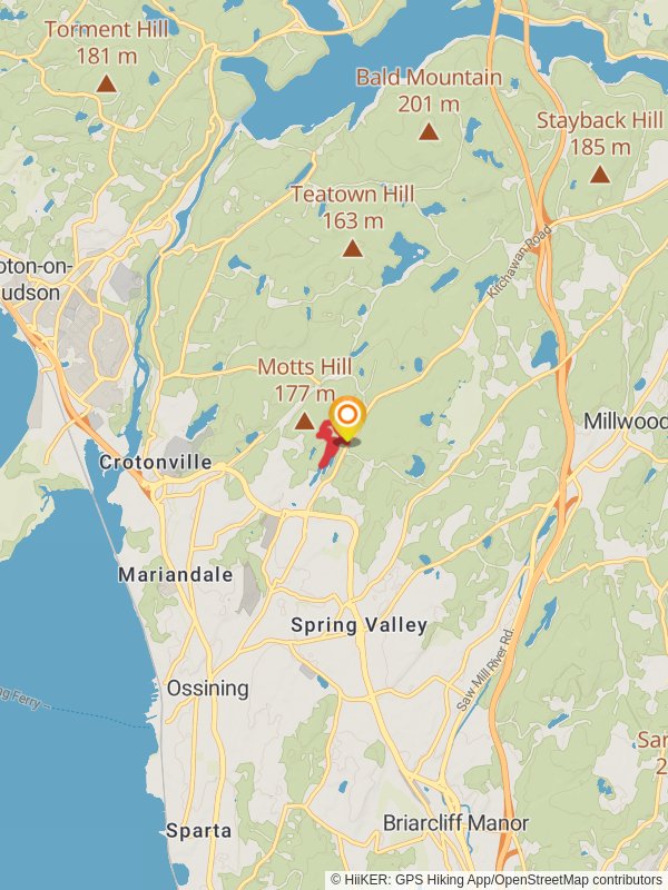 Purdy Pond Loop from Croton Dam Road mobile static map