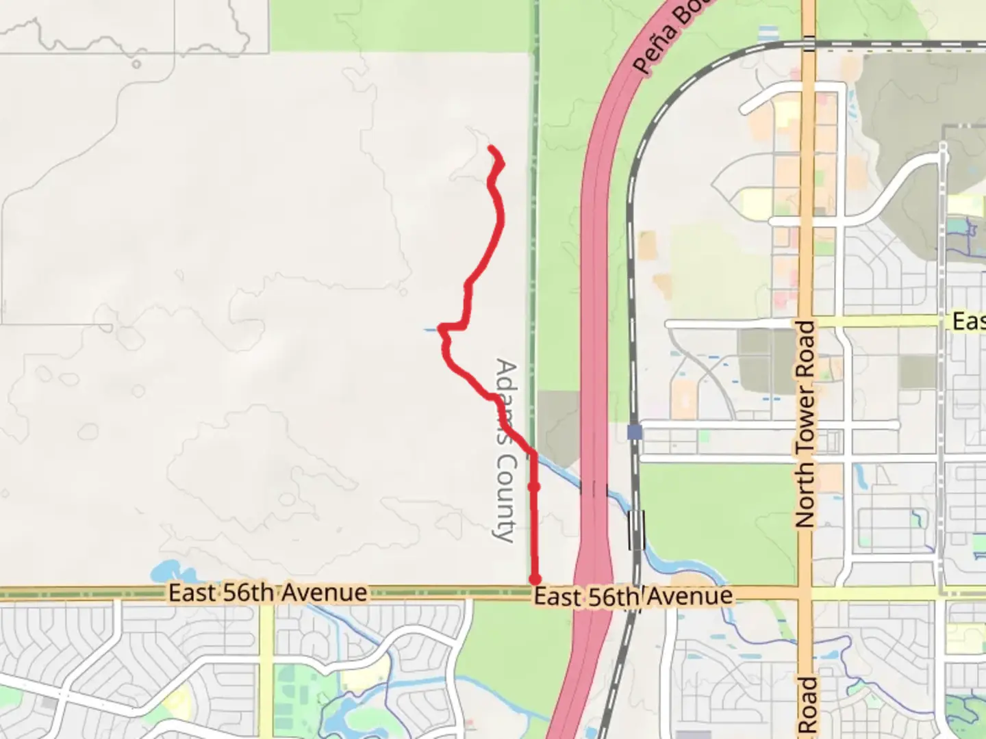 An image depicting the trail First Creek Trail and its surrounding area.