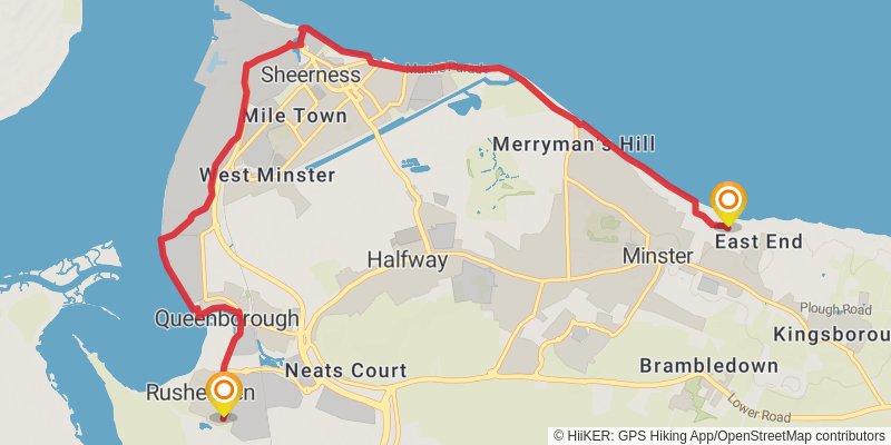 Thames Estuary Trail stage 9 Map