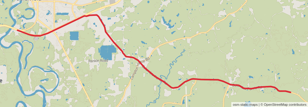 American Perimeter Trail - The South Primary stage 28 Map