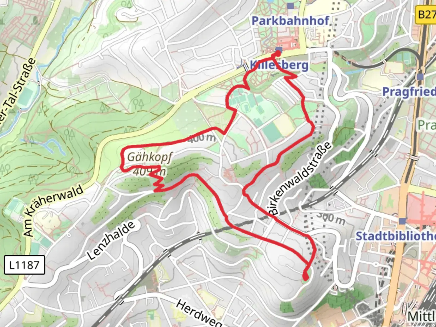 An image depicting the trail Gaehkopf via Bonatzweg Loop and its surrounding area.