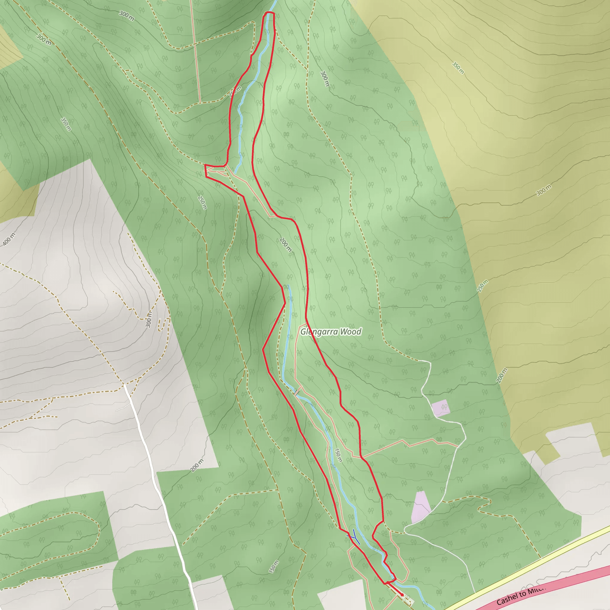 Glengarra - Millenium Trail mobile static map