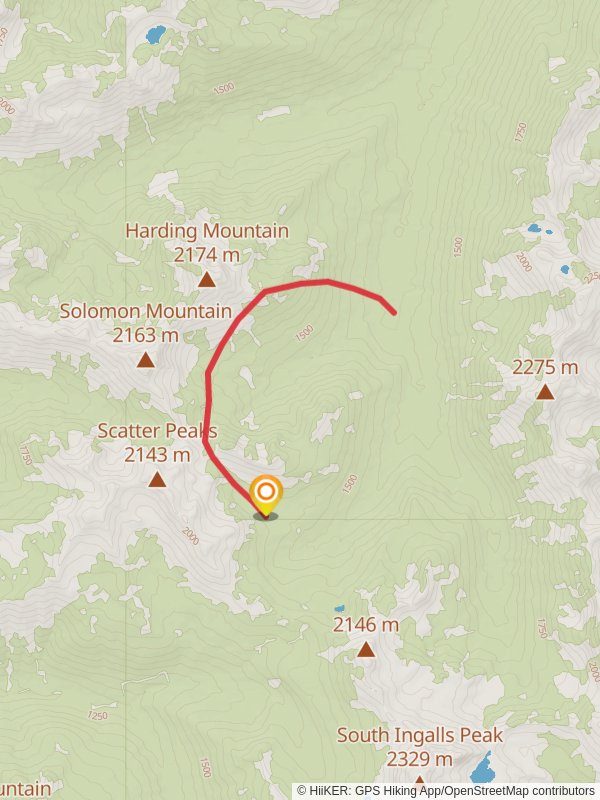 Solomon Creek Trail mobile static map