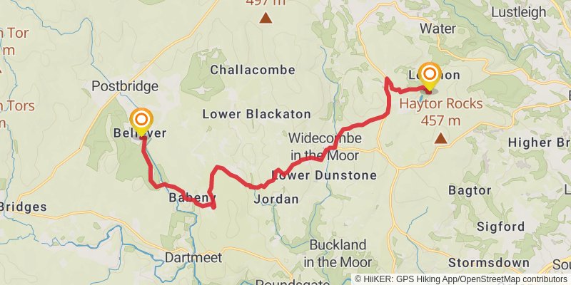 Celtic Way stage 48 Map