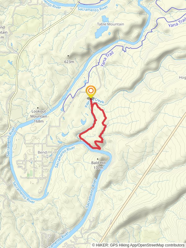 Paynes Creek and Flume Vista Loop Trail