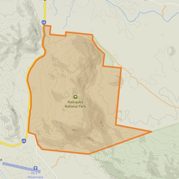Kalkajaka National Park mobile static map