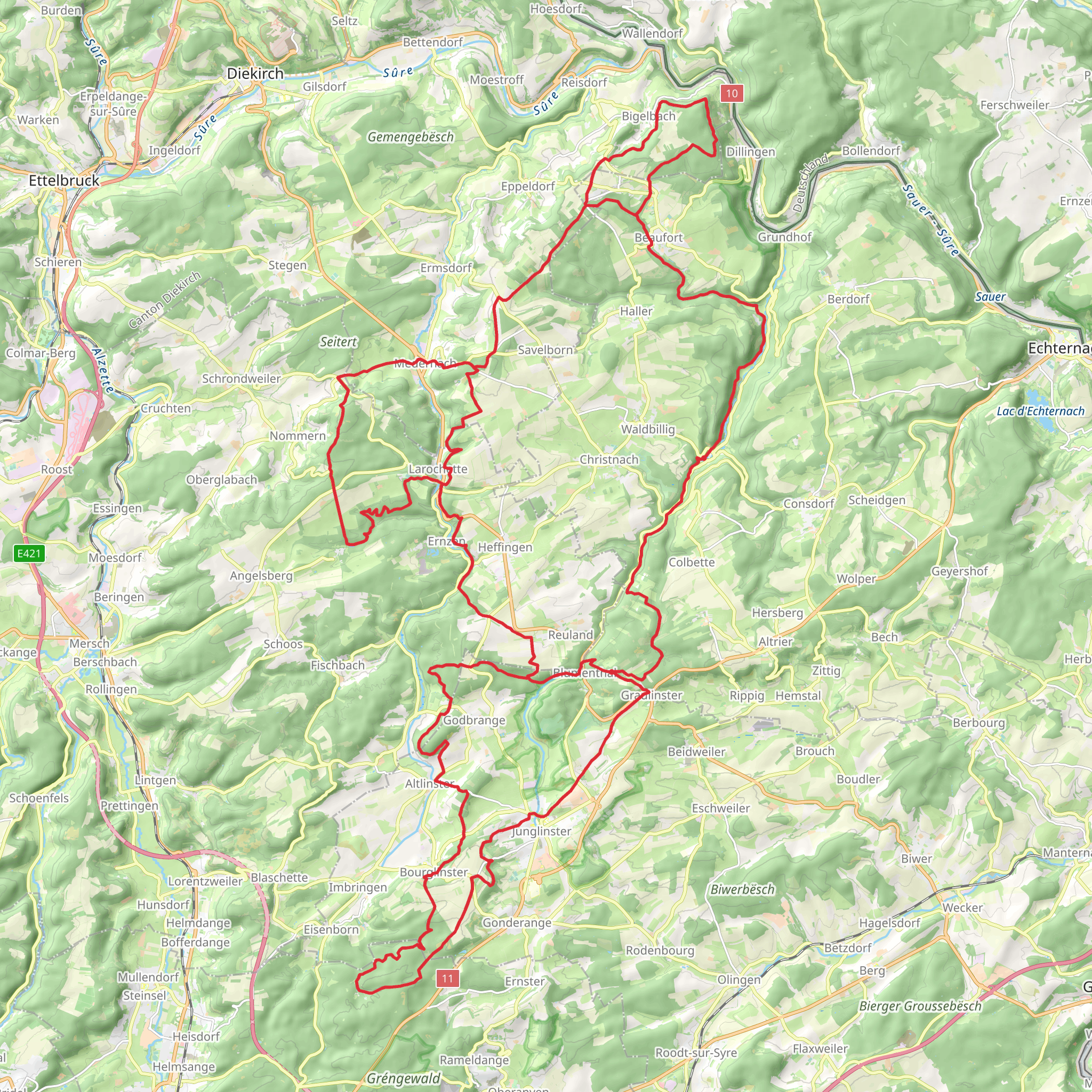 Mullerthal 3 mobile static map
