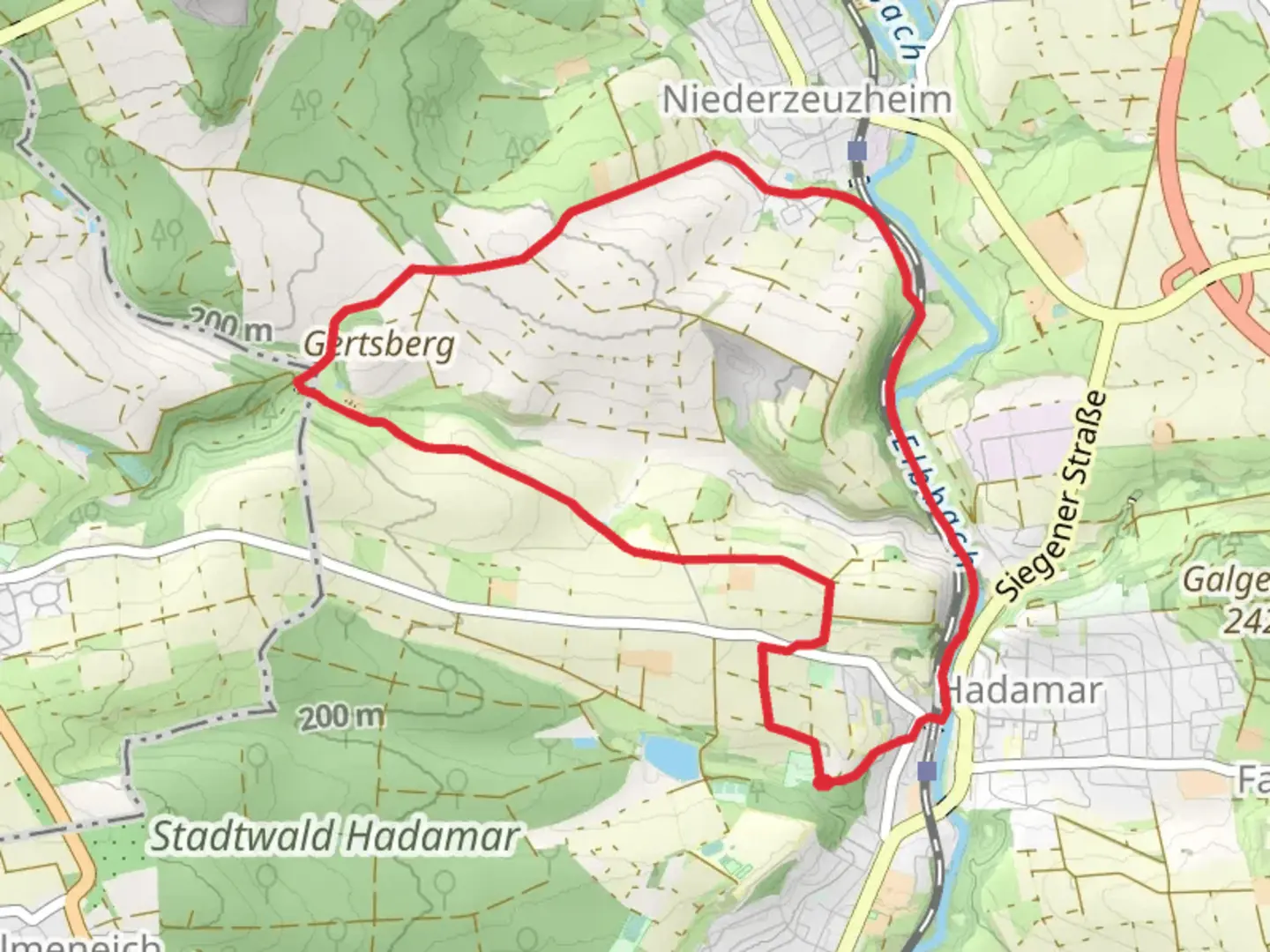 An image depicting the trail RWW 5 Loop and its surrounding area.