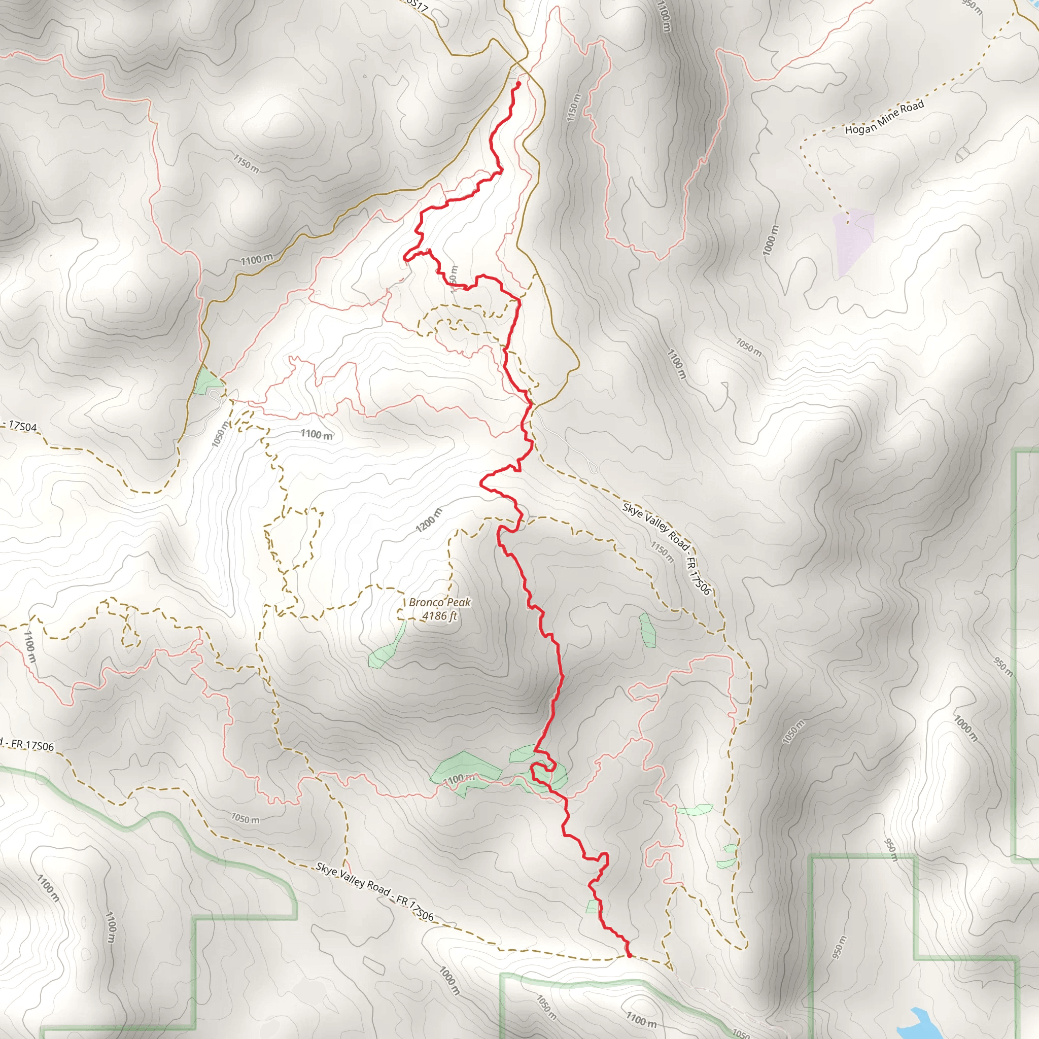 Wrangler Trail mobile static map