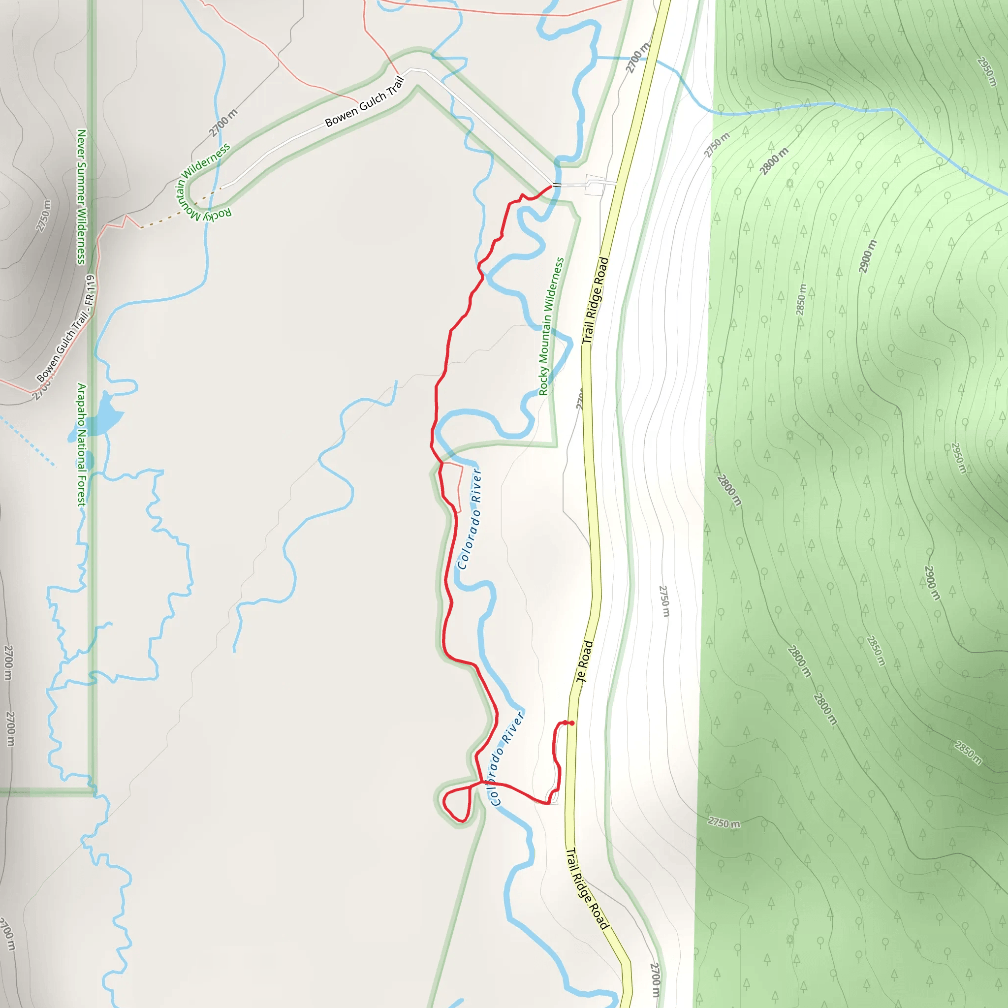 Coyote Valley Trail mobile static map