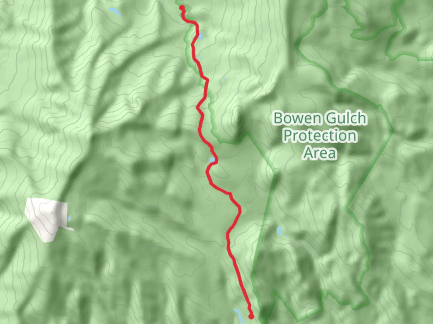 An image depicting the trail Gilsonite Trail and its surrounding area.