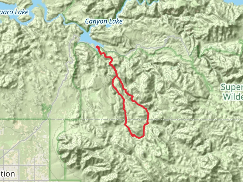 Boulder Trail, Cavalry Trail and Upper La Barge Canyon Loop