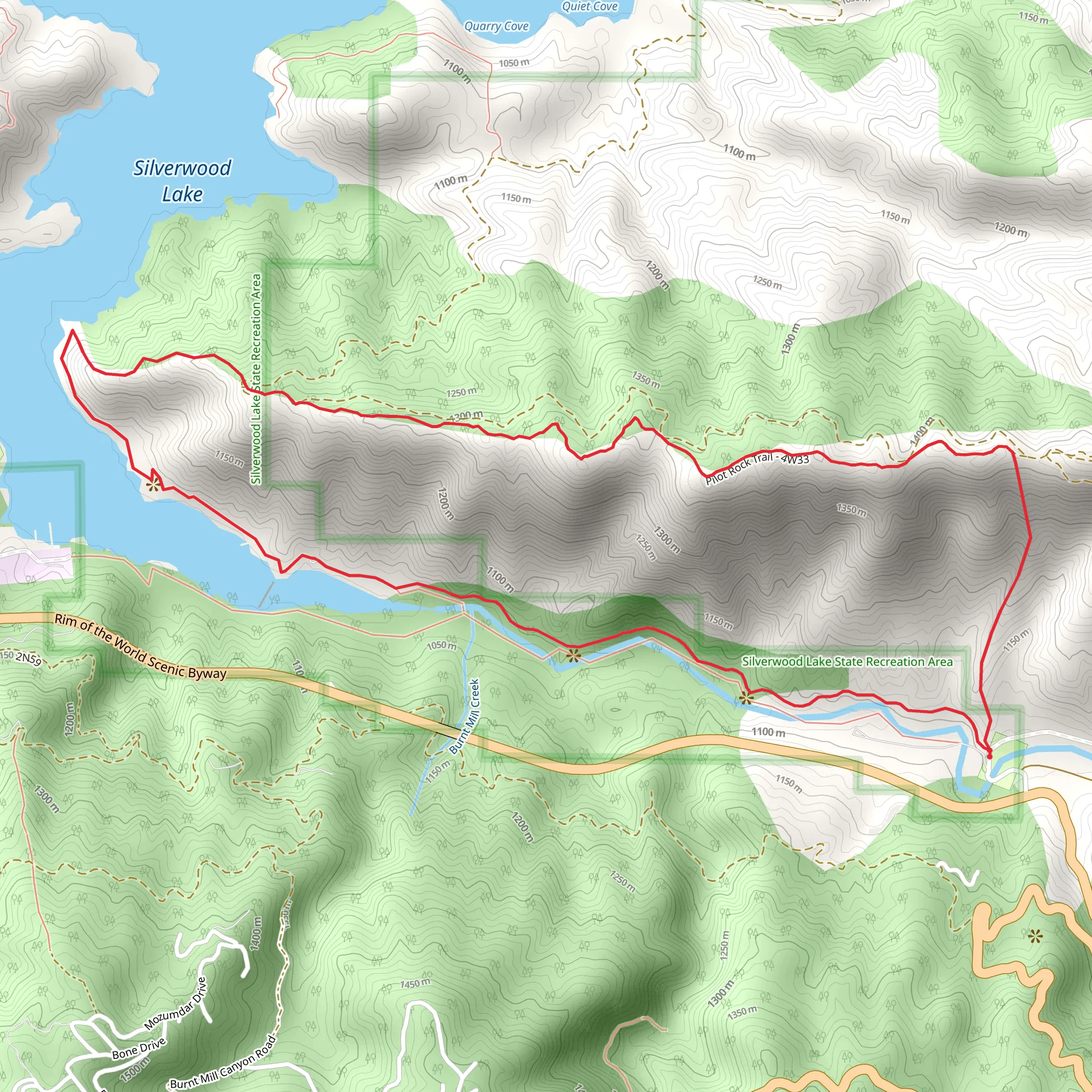 Rocking Chair Loop mobile static map