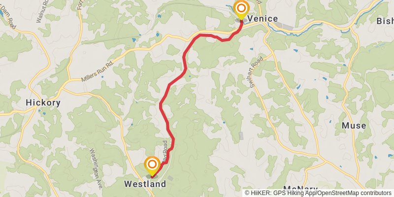 Montour Trail spur 2 Map