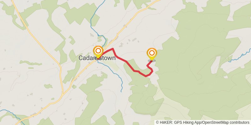 Cadamstown Clonaslee Loop stage 2 Map